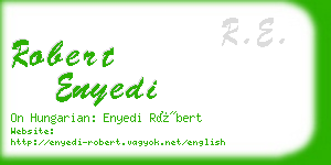 robert enyedi business card